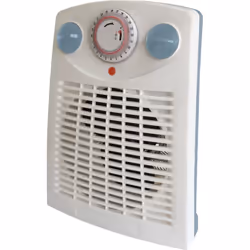 Ardes AR449TI, Chauffage de ventilateur électrique, Intérieure, Blanc, Rotatif, 60 m³, 2000 W