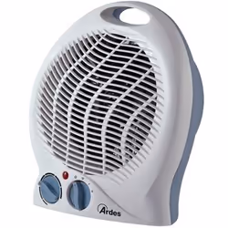 Ardes AR451C, Chauffage de ventilateur électrique, Intérieure, Gris, Blanc, 2000 W