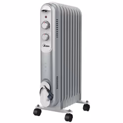 Ardes AR4R09S, Chauffage électrique à bain d’huile, Huile, CE, Intérieure, Sol, Noir, Gris, Blanc