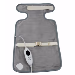 Ardes AR4H02, 38 x 65 cm, 100 W, Gris, Toison, Microfibre, 90 min, Dos, Cou, Épaules