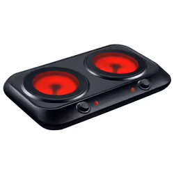 Ardes AR1F402 plaque Noir Comptoir Plaque scellée 2 zone(s)