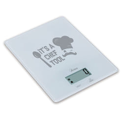 Ardes AR1PA2V escabeaux de cuisine Gris, Blanc Comptoir Rectangle Balance de ménage électronique