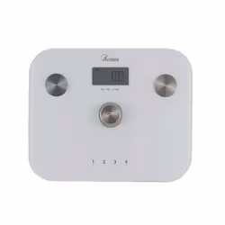 Ardes AR2PPBFM, Pèse-personne électronique, 150 kg, 100 g, Blanc, kg, lb, Rectangle