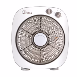 Ardes Floor 26, Ventilateur à lame domestique, Gris, Blanc, Sol, Table, 26 cm, Rotatif, 1 h