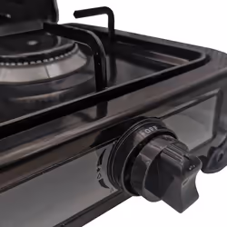 Ardes ODINO 2 Noir Comptoir 59.5 cm Gaz 2 zone(s) - Vue supplémentaire 5