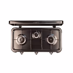 Ardes ODINO 3 Noir Comptoir 59.5 cm Gaz 3 zone(s)