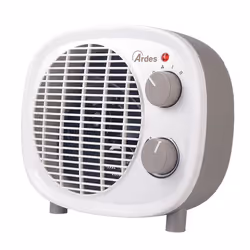 Ardes AR4F08, Chauffage de ventilateur électrique, IPX0, CE, Intérieure, Bureau, Sol, Table, Marron, Blanc