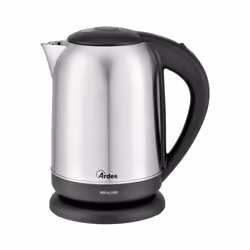 Ardes AR1K41, 1,7 L, 2200 W, Noir, Acier inoxydable, Plastique, Acier inoxydable, Indicateur de niveau d'eau, Arrêt de sécuri ...