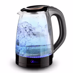 Ardes AR1K47, 1,8 L, 2200 W, Noir, Transparent, Indicateur de niveau d'eau, Sans fil, Filtrage