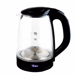 Ardes AR1K47 bouilloire 1,8 L 2200 W Noir, Transparent