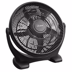 Ardes AR5A45, Ventilateur à lame domestique, Noir, Sol, 70 dB, 45 cm, 2808 m³/h