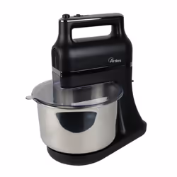 Ardes ARSBAT02, Batteur à main, Noir, Batteur, Pétrisseur, Mélange, Whisking, 3,5 L, 1200 tr/min, Acier inoxydable