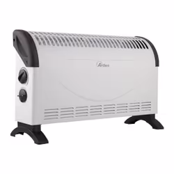 Ardes AR4C06, Chauffage électrique à convecteur, IPX0, Intérieure, Sol, Noir, Blanc, Rotatif