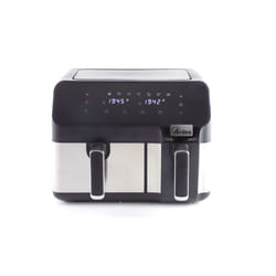 Ardes ARFRYA03D friteuse Double 9 L Autonome Friteuse d’air chaud Noir, Acier inoxydable