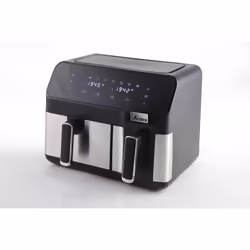 Ardes ARFRYA03D Friteuse à air chaud Double 9L Noir, Inox - Vue supplémentaire 4
