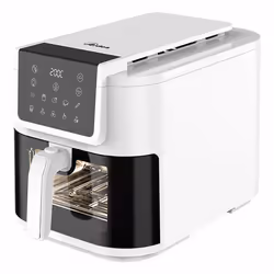 Ardes ARFRYA08LVW friteuse Unique 8 L Autonome 1700 W Friteuse d’air chaud Noir, Blanc