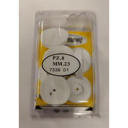 So.di.fer. - Semelles so.di.fer diamètre 23mm blanc 8pcs - 733601