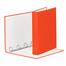 Esselte 395792300, Anneau rond, Carton, Polypropylène (PP), Rouge, 200 feuilles, 3 cm, 4 cm