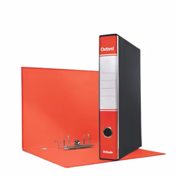 Esselte Oxford, A4, Rangement, Papier, Rouge, 5 cm, Foie