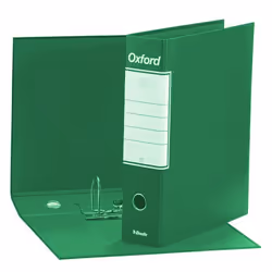 Esselte Oxford, A4, Rangement, Papier, Vert, 8 cm, Foie