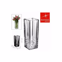 Vase Duemila Quadro 23 cm. -Fabriqué en verre de haute qualité. -Idéal pour décorer votre maison. -Parfait pour vase. -Mesure ...