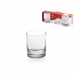 Bormioli Rocco 5160125, Transparent, Verre, 3 pièce(s), Rond, Claire, 250 ml
