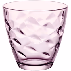 Lot de 6 verres ? eau flore rose 25 cl.-Fabriqu? en verre de haute qualit?.-Lave-vaisselle.-Mesures du verre : 8,3 x 8,3 cm.