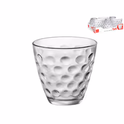 Pengo Dots, Transparent, Verre, 6 pièce(s), Claire, Dots, 255 ml