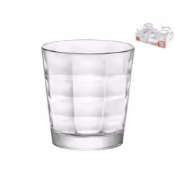 Pengo Cube, Transparent, Verre, 6 pièce(s), Claire, Cube, 240 ml