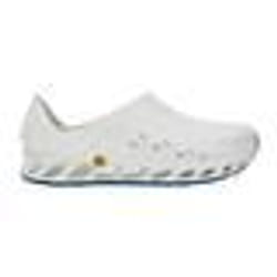 Mules blanches pour femme SCHOLL EVOFLEX - talon plat de 3 cm - à enfiler - bout rond