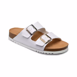 Sandale Femme - SCHOLL - JOSEPHINE SYNTHETIC - Blanc - Brides réglables - Semelle Bioprint®