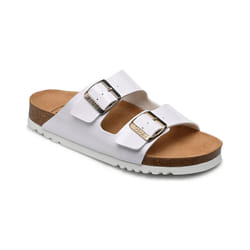 Sandale Femme - SCHOLL - JOSEPHINE SYNTHETIC - Blanc - Brides réglables - Semelle Bioprint®