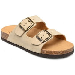 Sandale - SCHOLL - ALEX SUEDE Junior - Beige - Boucle de serrage - Daim-Nubuck