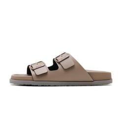 Sandale Femme SCHOLL JOSEPHINE OVER SYNTHETIC LEATHER - Kaki - Tige synthétique - Semelle EVA - Talon 2cm