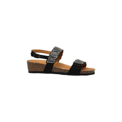 Sandales - SCHOLL - DOHA 2 STRAPS Noir - Talon compensé - Scratch - Synthétique