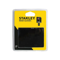 Stanley - Set de verre de soudage sombre pour casque de soudage, 75x98 mm, 2 pièces