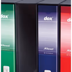 Rexel Classeur à levier Dox 1 A4, coloris jaune