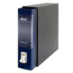 Rexel Classeur à levier Dox 1 A4, coloris bleu