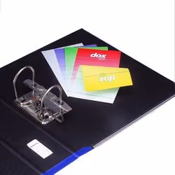 Rexel Classeur à levier Dox 1 A4, coloris bleu