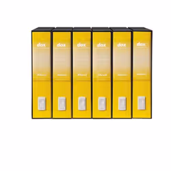 Rexel Classeur à levier Dox 2, Jaune