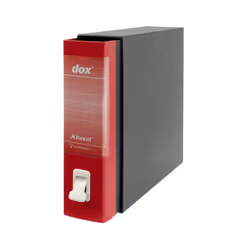 Rexel Classeur à levier Dox 2, Rouge, Foolscap, Noir, Rouge, 8 cm, Égypte, 290 mm, 85 mm