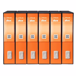 Esselte Dox 2 classeur à anneaux A4 Noir, Orange - Vue supplémentaire 2