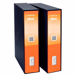 Esselte Dox 2 classeur à anneaux A4 Noir, Orange - Vue supplémentaire 3