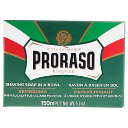Proraso Savon à Raser en Bol Rafraîchissant à l'Huile d'Eucalyptus 150 ml