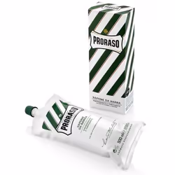 Proraso Shaving Soap Refreshing, Savon pour rasage, Hommes, Tous types de peau, 500 ml, Hydratant, Rafraîchissant, Tube