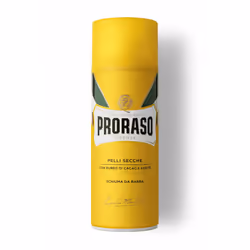 Proraso Shaving Foam Nourishing, Crème à raser, Hommes, Peau sèche, 400 ml, Hydratant, Nourrissant, Bouteille