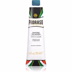 Le produit de rasage Proraso Blue assure le déroulement parfait de votre routine de rasage.