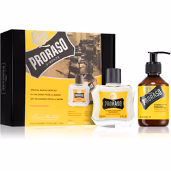 Le coffret de cosmétiques Proraso Set contient tout ce qui est nécessaire pour un entretien parfait de votre barbe.