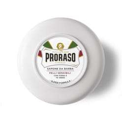 Proraso Shaving Soap in A Jar Sensitive Skins Savon pour rasage Hommes 150 ml