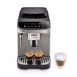 De’Longhi Magnifica Evo, Machine à expresso, 1,8 L, Café en grains, Café moulu, 1450 W, Noir, Titane